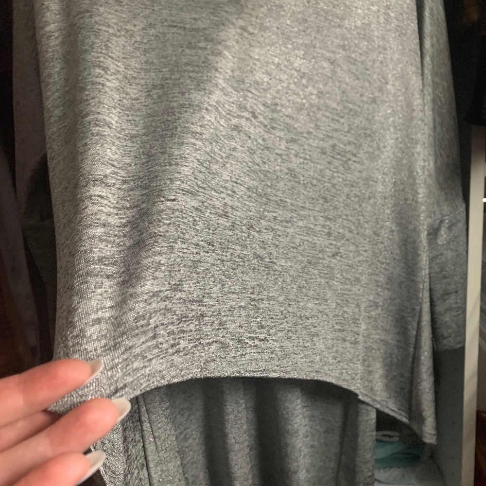 Silver shimmering tunic